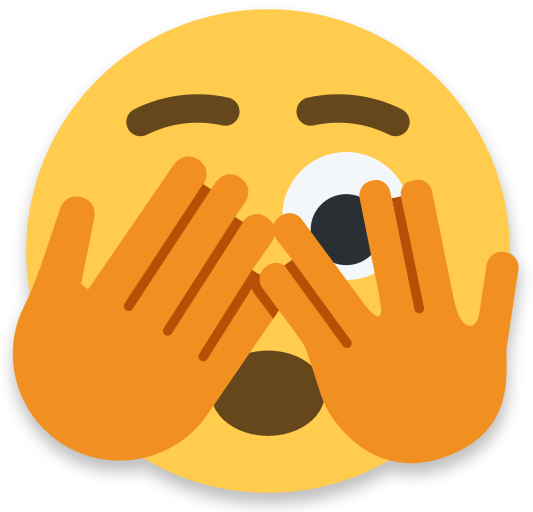 Face with Peeking Eye emoji