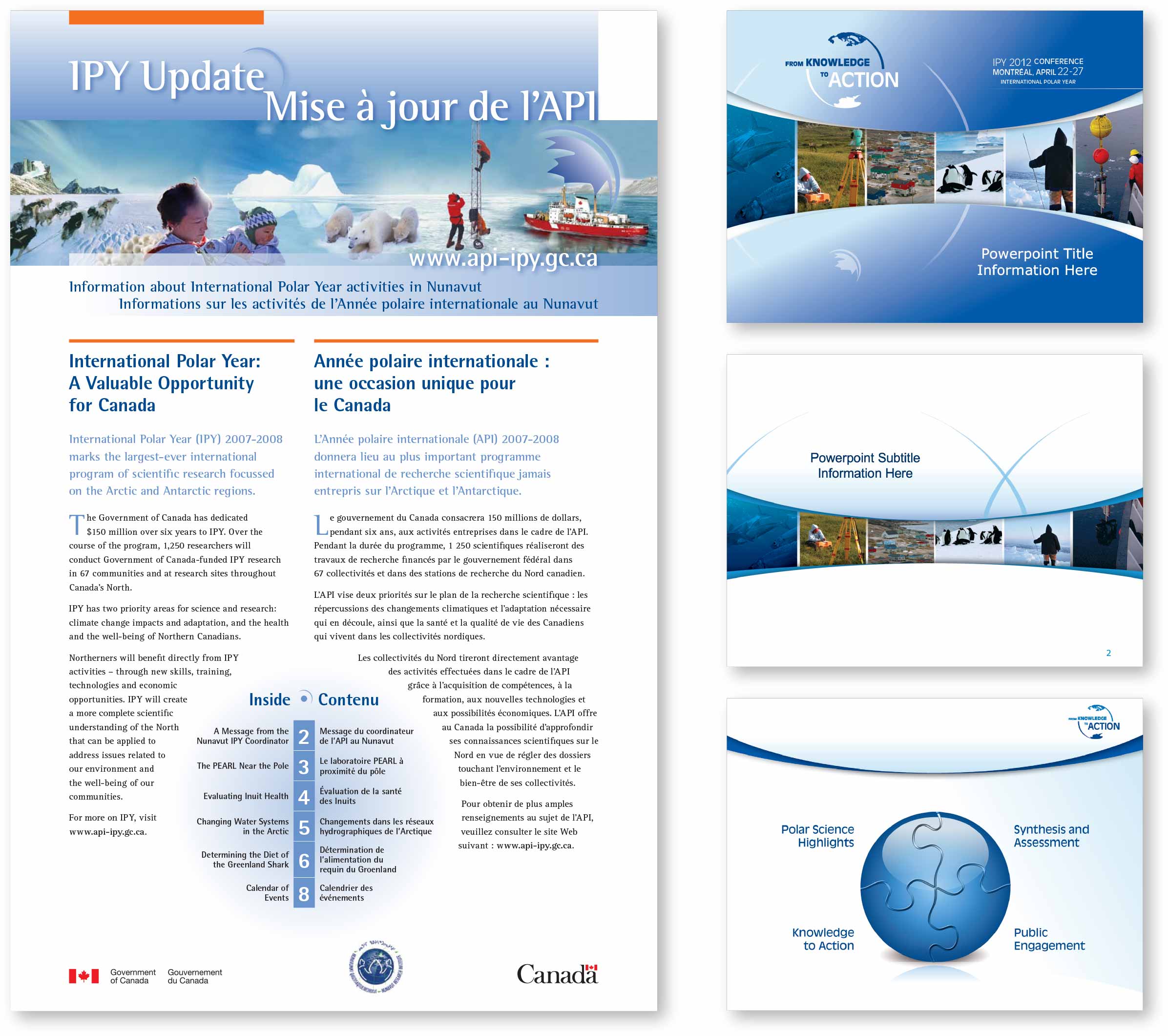 IPY Newsletter and Power Point template